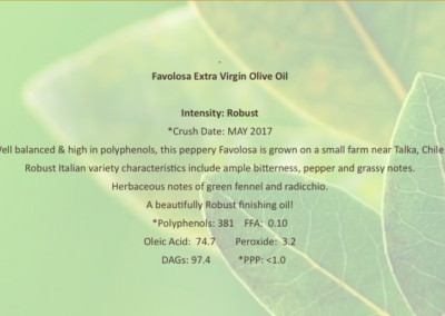 Favolosa Extra Virgin Olive Oil